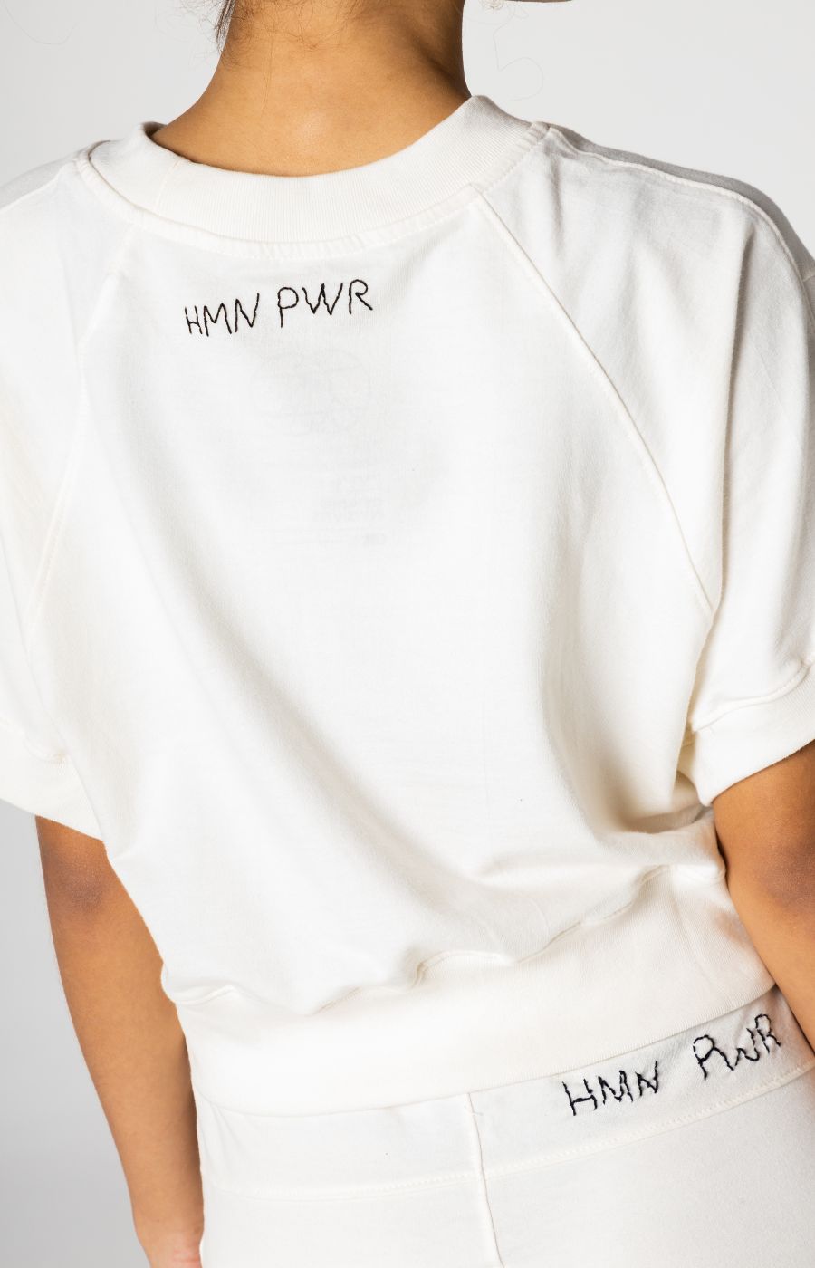 Cropped Human Power Off White