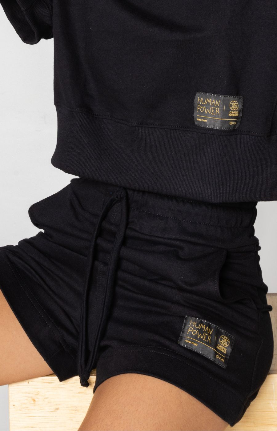 Short Human Power Preto