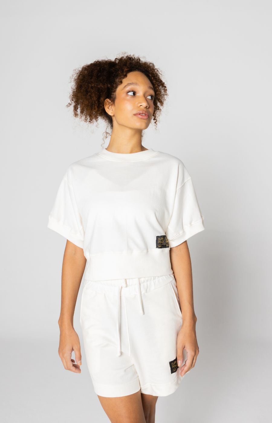 Cropped Human Power Off White