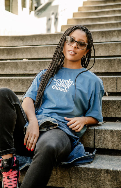 T-Shirt - Amor Nessa Cidade (Azul)