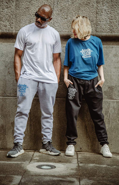 Calça Moletom - Amor Nessa Cidade (Preta)