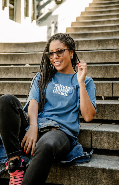 T-Shirt - Amor Nessa Cidade (Azul)