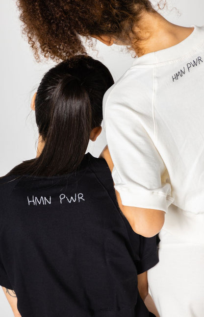 Cropped Human Power Preto