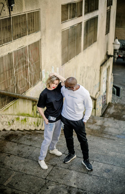 Calça Moletom - Amor Nessa Cidade (Preta)