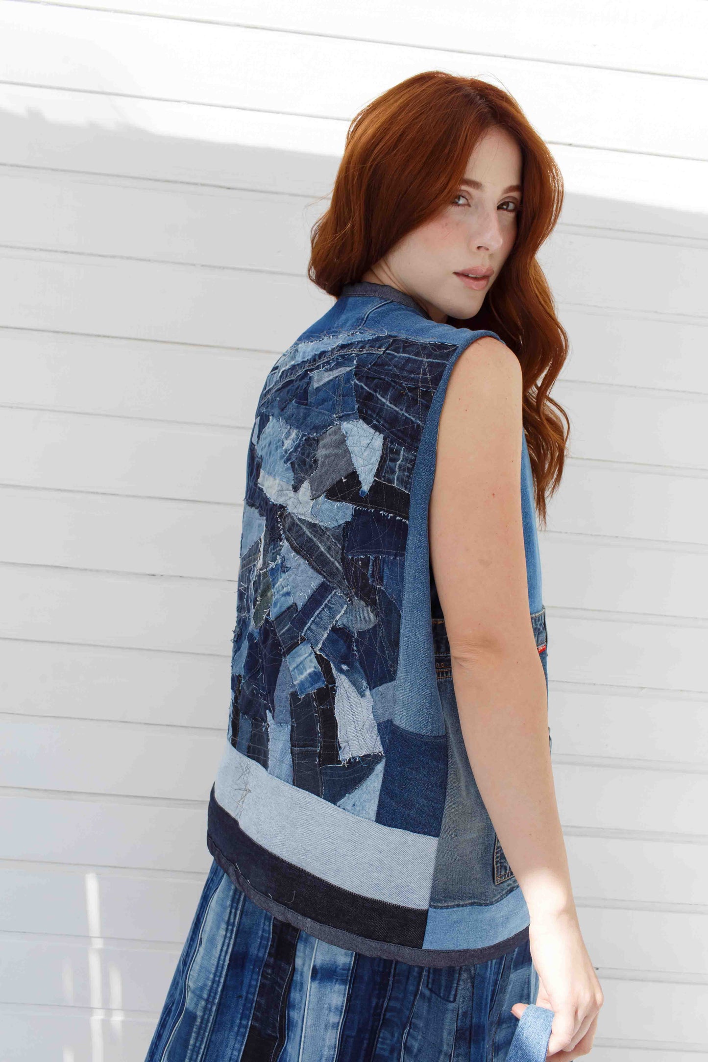 Colete Vintage Blue