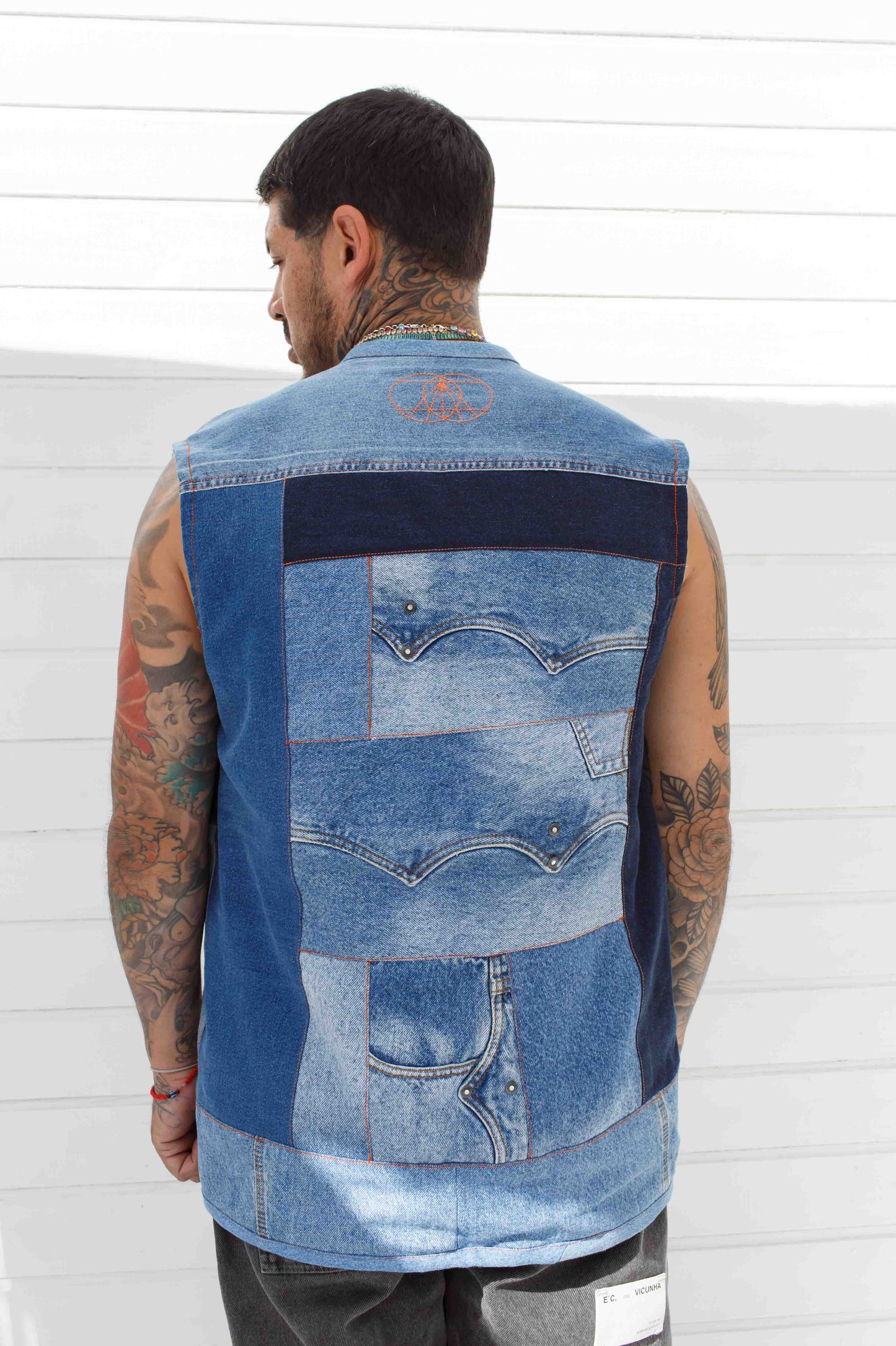 Colete bolso vintage