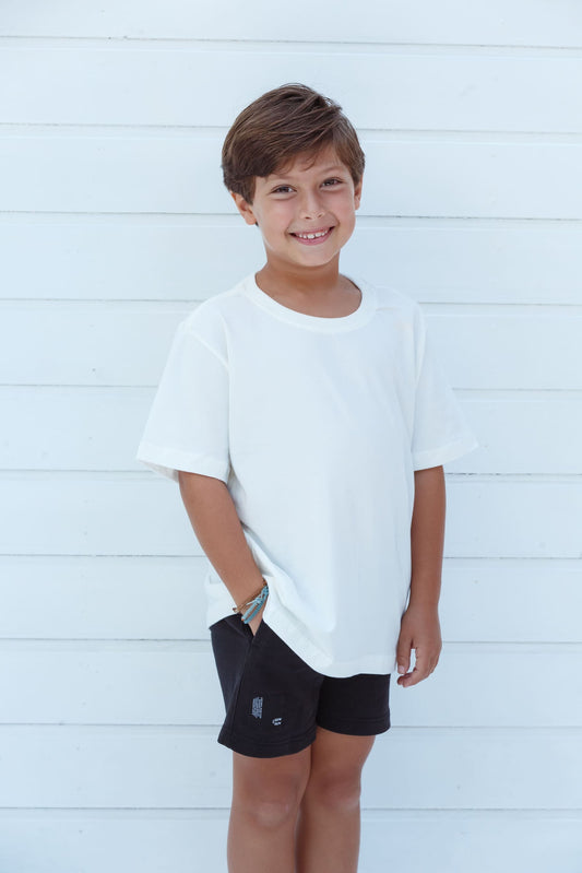 Camiseta Infantil Martim Pescador Off White