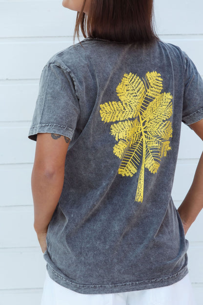 Camiseta Preta Marmorizada Guarapuvu