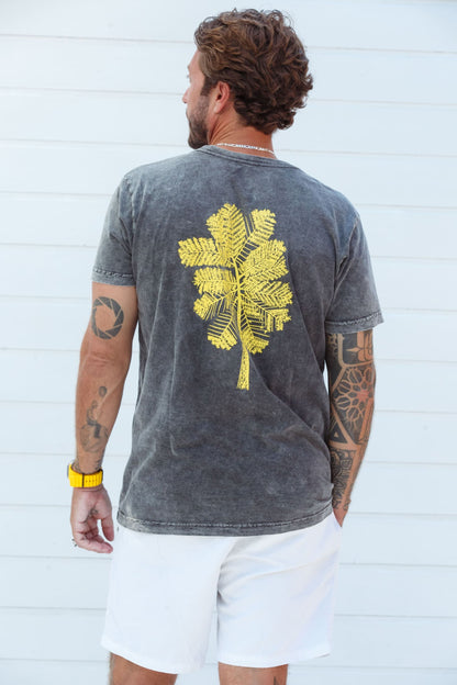 Camiseta Preta Marmorizada Guarapuvu