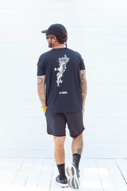 Camiseta Esportiva Preta - Coleção Floripa