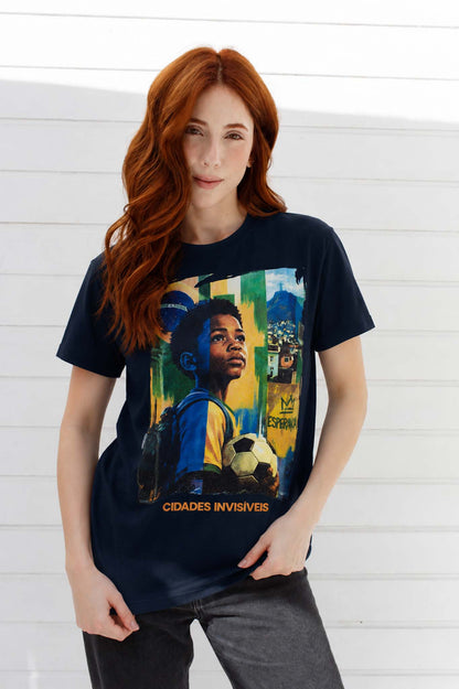 Camiseta Esperança: um futuro de paz