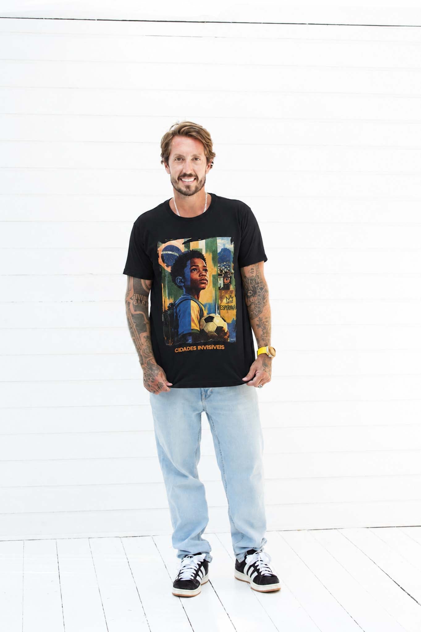 Camiseta Esperança: um futuro de paz