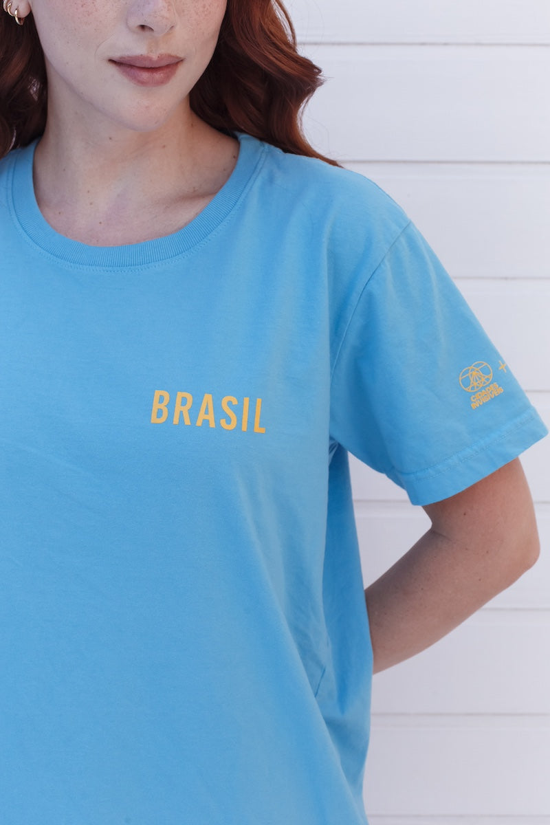 Camiseta Alma Brasileira Azul