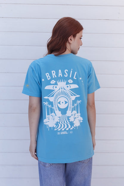Camiseta Alma Brasileira Azul