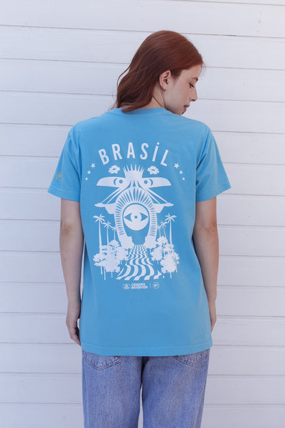 Camiseta Alma Brasileira Azul