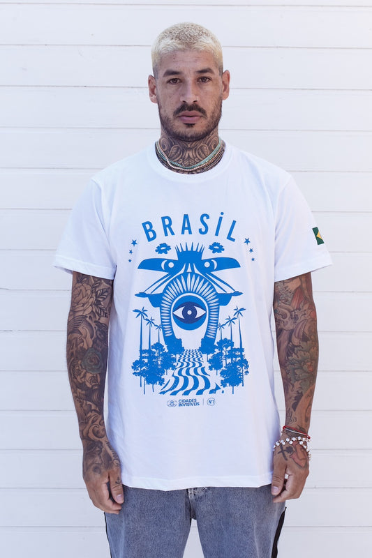 Camiseta Branca Alma Brasileira