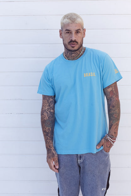 Camiseta Alma Brasileira Azul